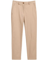 GANT Women's Slim Chinos Dress Pants, Dry Sand, 34